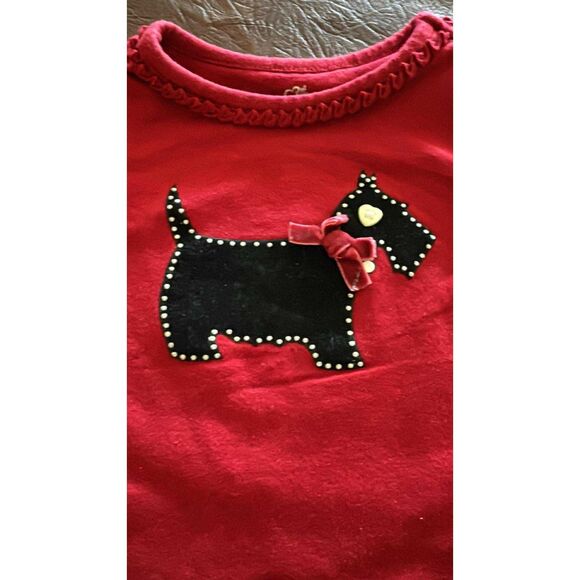 1989 Place Baby Girl  2 Piece Outfit 6-9 Months Shirk and Top Dog on Front - Picture 4 of 7